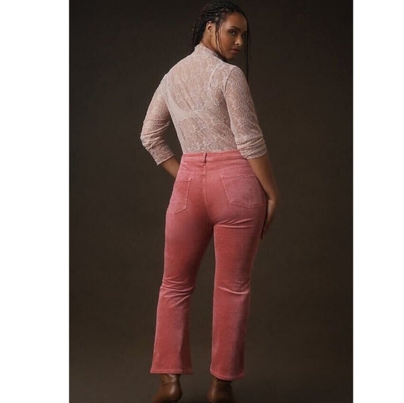 Anthropologie Pilcro The Yaya Women's Plus Size 22W Midrise Corduroy Crop Pants - Picture 6 of 16